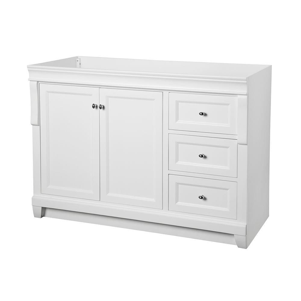 Naples 30 in. W 21.63 in. D Vanity Cabinet Only in Warm Cinnamon with Left Hand Drawers - Super Arbor
