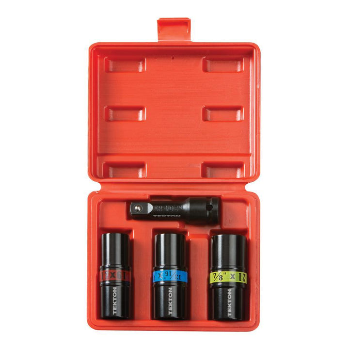 1/2 in. Drive Impact Flip Socket Set (4-Piece) - Super Arbor