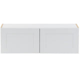 Cambridge Shaker Assembled 27x30x12 in. All Plywood Wall Cabinet with 2 Soft Close Doors in White - Super Arbor