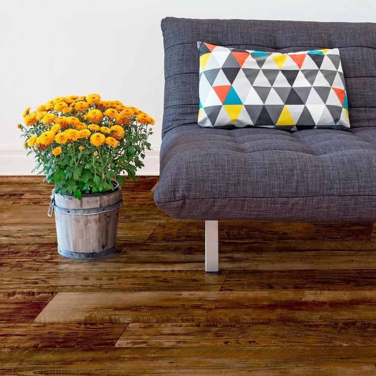 Congoleum ArmorCore Farmhouse Timber 12-ft W Cut-to-Length Wren Wood Look Low-Gloss Finish Sheet Vinyl