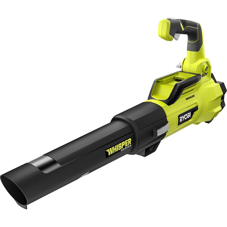 RYOBI 125 MPH 550 CFM 40-Volt Lithium-Ion Brushless Cordless Jet Fan Leaf Blower - 4.0 Ah Battery and Charger Included