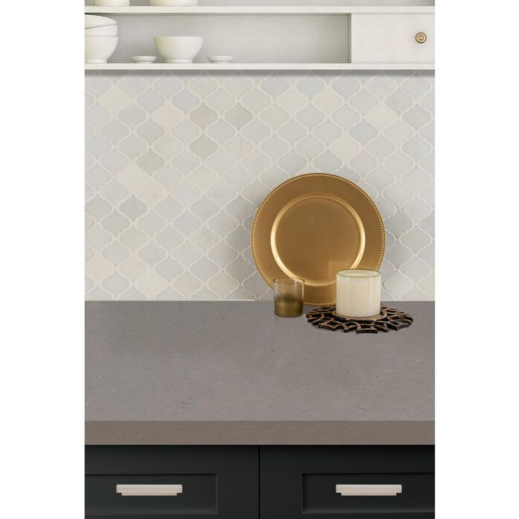 MSI Greecian White Arabesque 12 in. x 12 in. x 10 mm Polished Marble Mosaic Floor and Wall Tile (10 sq. ft./case)