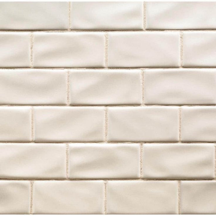 MSI Antique 3 in. x 6 in. Glossy Ceramic Handcrafted Beige Handmade Subway Tile (1 sq. ft. / case)