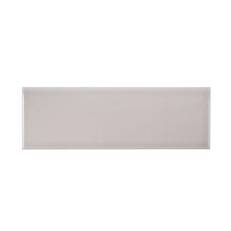 Jeffrey Court Champagne Harbor Gray 4 in. x 12 in. Glossy Ceramic Wall Tile (10.33 sq. ft. / case)