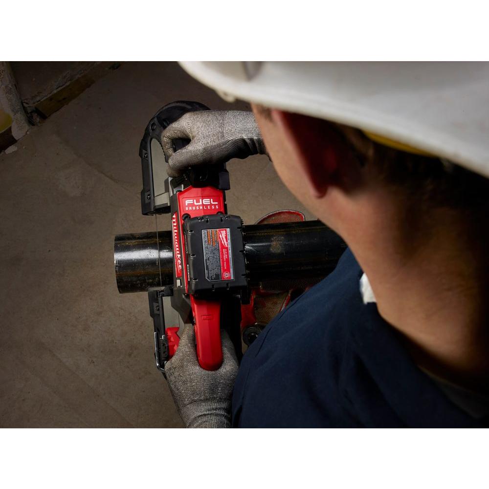 M18 FUEL 18-Volt Lithium-Ion Brushless Cordless Deep Cut Band Saw and Reciprocating Saw with Two 6.0 Ah Batteries