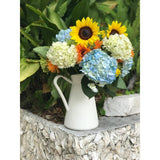 3 qt. White Enamelware Pitcher