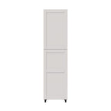 Shaker Assembled 24 in. x 94.5 in. x 24 in. Pantry Cabinet with Four Inner Drawers in Vanilla White - Super Arbor