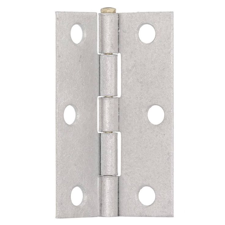 2-1/2 in. Galvanized Non-Removable Pin Narrow Utility Hinge (2-Pack)