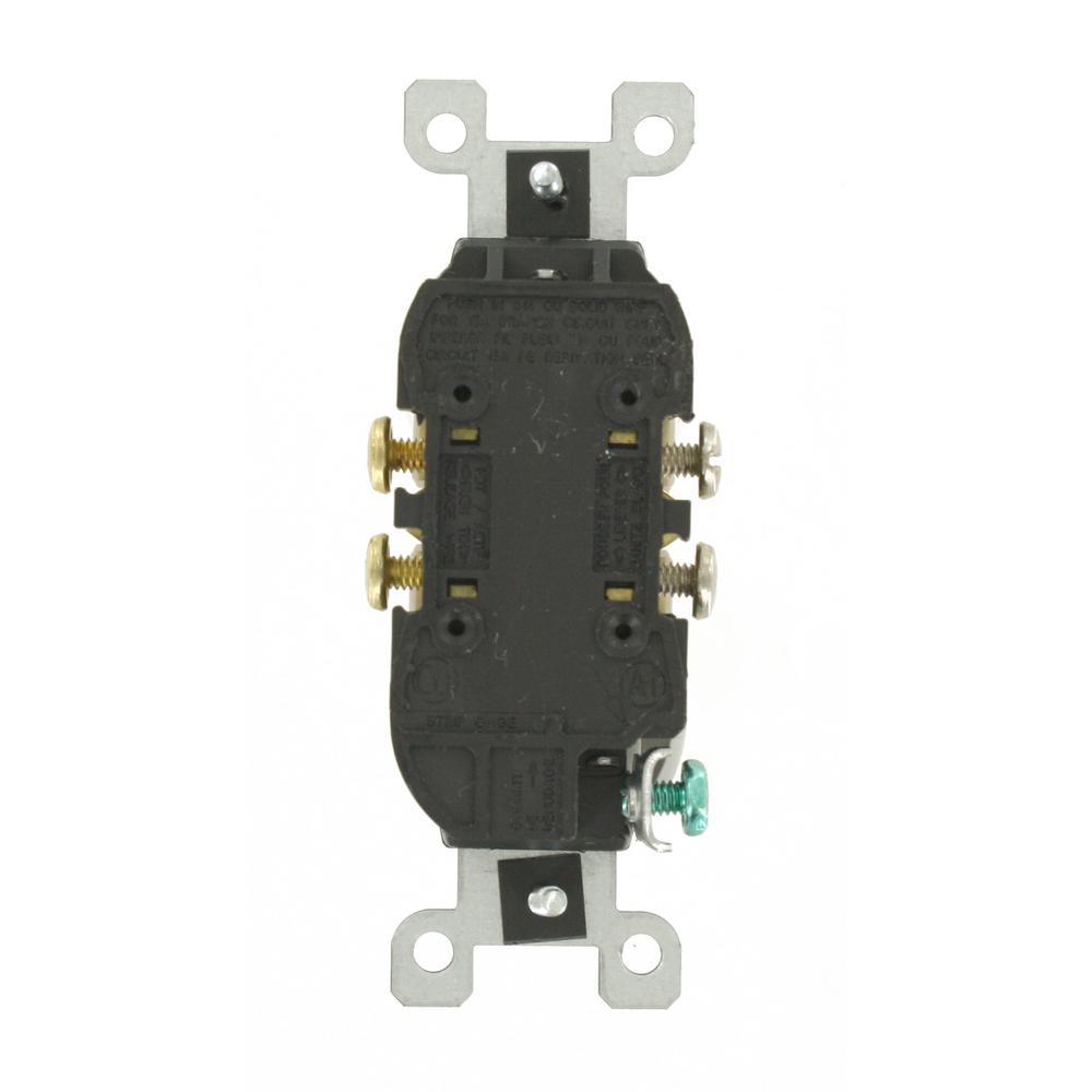 15 Amp Residential Grade Grounding Duplex Outlet, White - Super Arbor