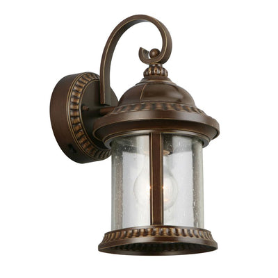 Bronze Motion Sensor Outdoor Wall Mount Coach Light Sconce - Super Arbor