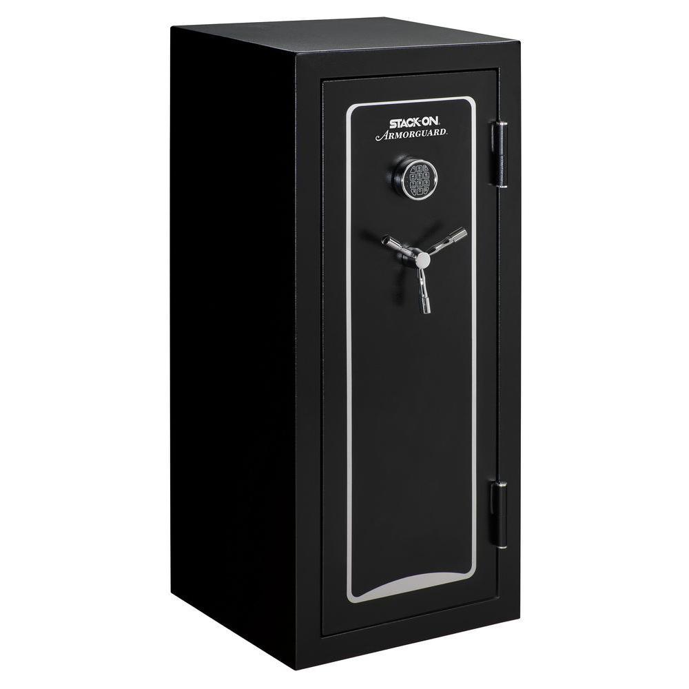 24-Gun Fire Resistant Electronic Lock Safe, Matte Black - Super Arbor