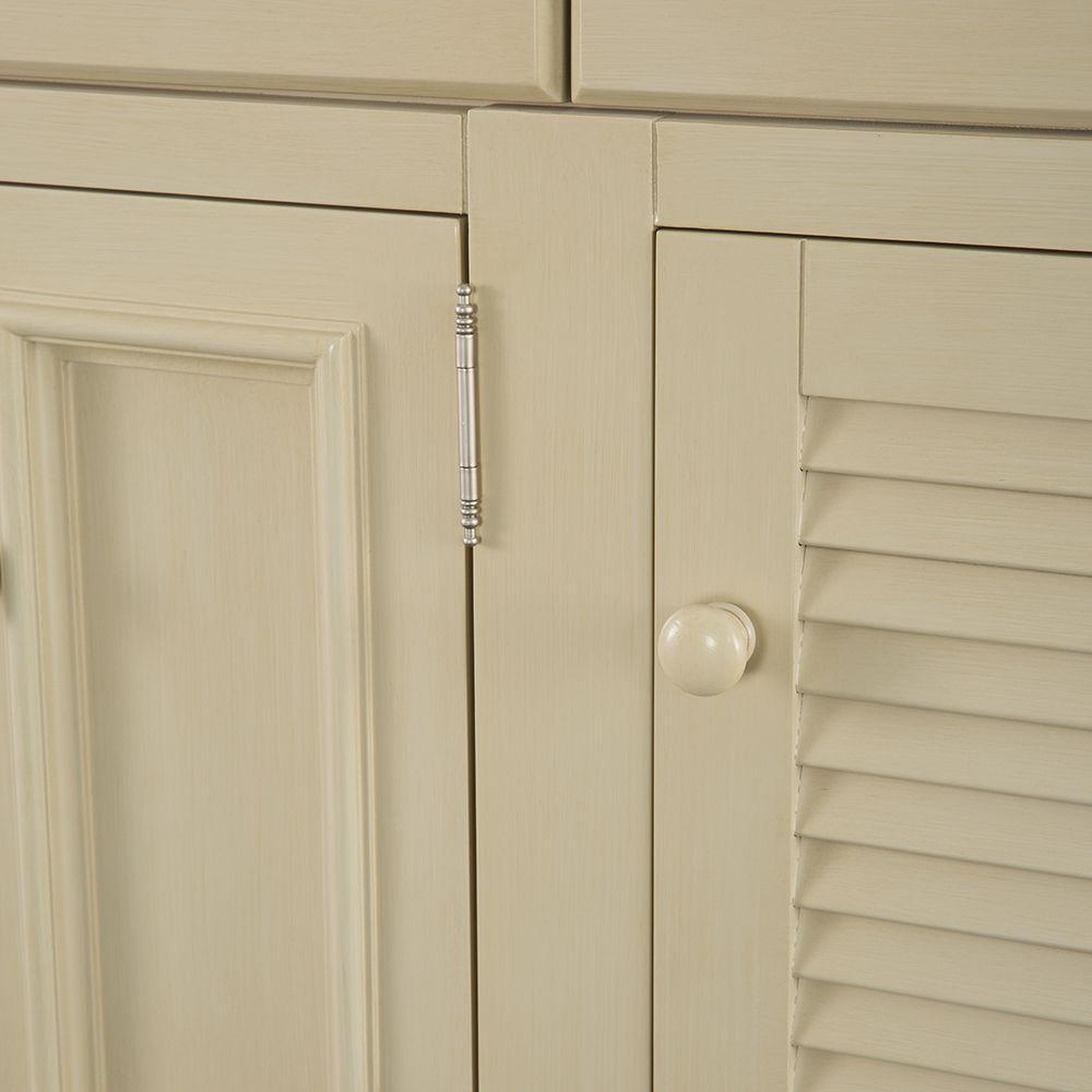 Cottage 48 in. W Bath Vanity Cabinet Only in Antique White - Super Arbor