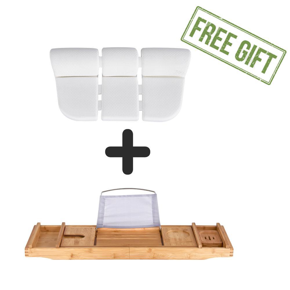 67 in. Acrylic Double Ended Flatbottom Non-Whirlpool Bathtub in Reddish Brown - Super Arbor