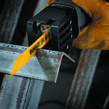 DEWALT 5-Pack 6-in 18-TPI Metal Cutting Reciprocating Saw Blade