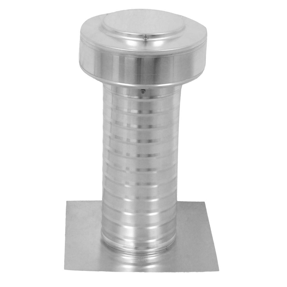 12 in. Dia Keepa Vent an Aluminum Roof Vent for Flat Roofs - Super Arbor