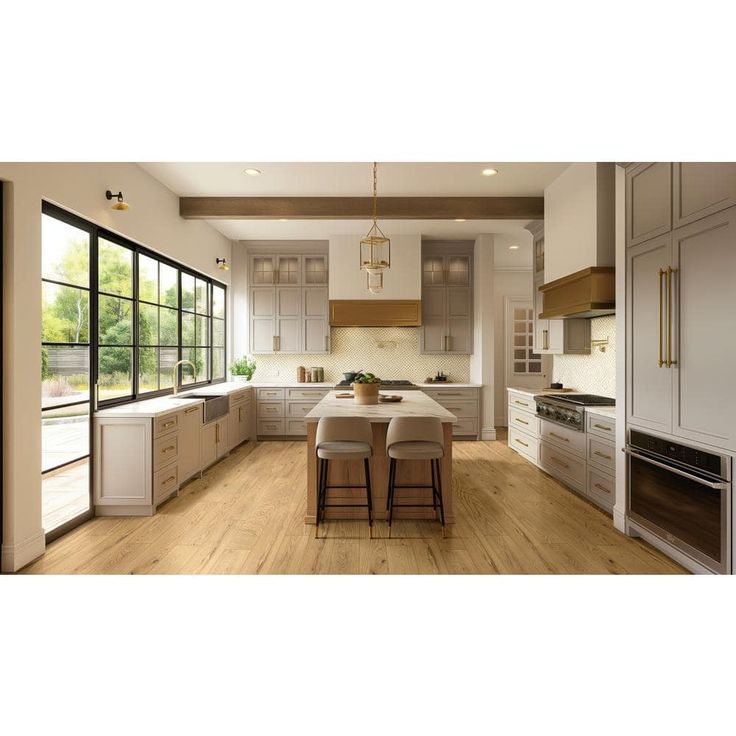 Lifeproof Canyonlands White Oak 1/4 in. T x 6.5 in. W Click Lock Engineered Hardwood Flooring (606.8 sq. ft./pallet)