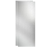 Everly 60 in. x 58-1/8 in. Traditional Semi-Frameless Sliding Bathtub Door in Bronze and 1/4 in. (6mm) Rain Glass - Super Arbor