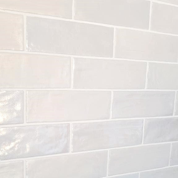 Amagansett Fog 2 in. x 8 in. 9 mm Satin Ceramic Wall Tile (5.38 sq. ft. / box)