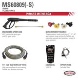 Simpson SIMPSON MegaShot MS60809-S 3000 PSI at 2.4 GPM HONDA GCV160 Cold Water Pressure Washer