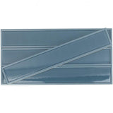 Bond Tile Sheffield Frame Blue 4 in. x 24 in. Polished Ceramic Wall Tile (8 Pieces 5.16 Sq. Ft. / Box)