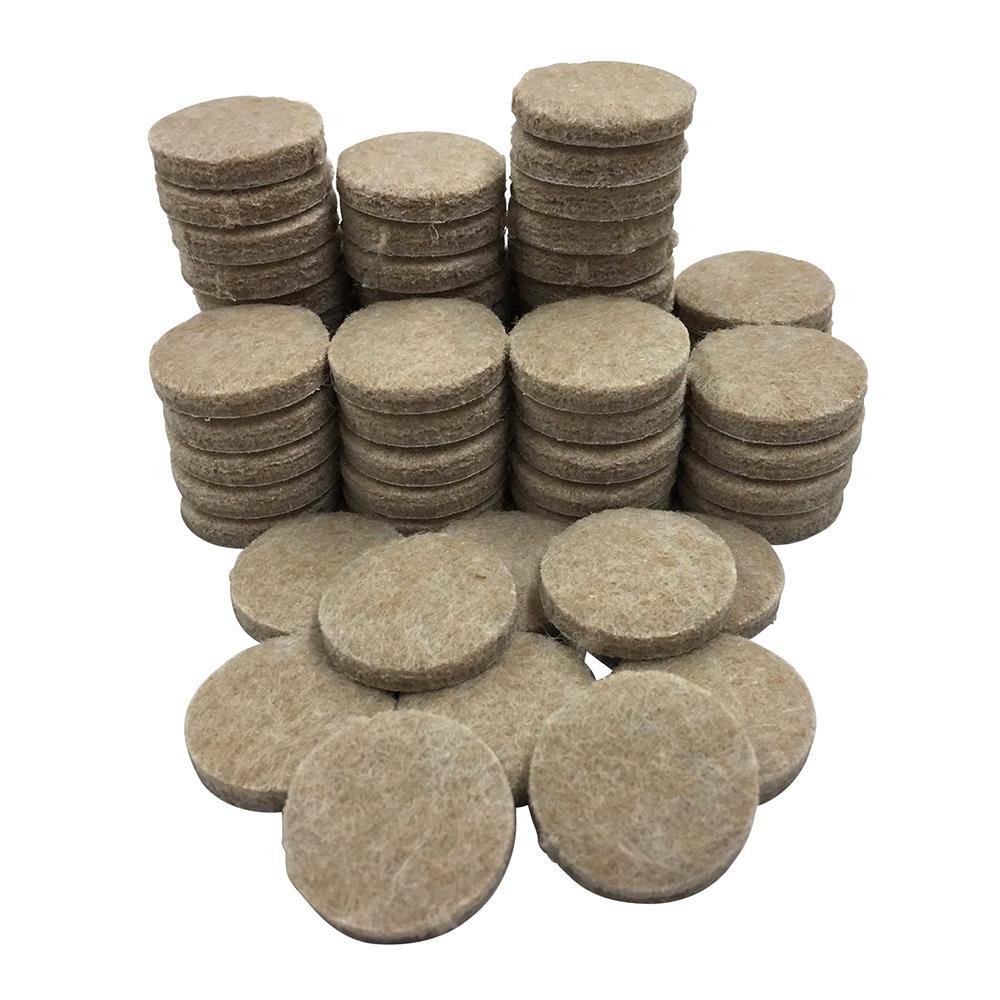 1 in. Heavy Duty Self-Adhesive Felt Pads (48 per Pack)