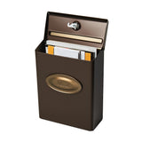 Designer Medium, Vertical, Wall Mount, Locking Mailbox, Venetian Bronze - Super Arbor