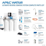 Ultimate Premium Quality Permeate Pumped Under-Sink RO Drinking Water System for Low Water Pressure Home