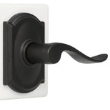 Accent Aged Bronze Passage Hall/Closet Door Lever with Camelot Trim - Super Arbor