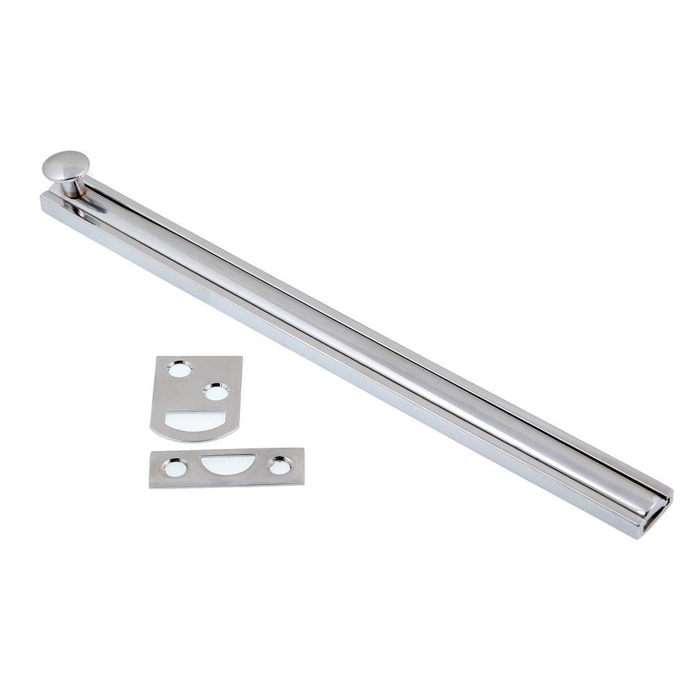 8 in. Solid Brass Oil-Rubbed Bronze Surface Bolt - Super Arbor
