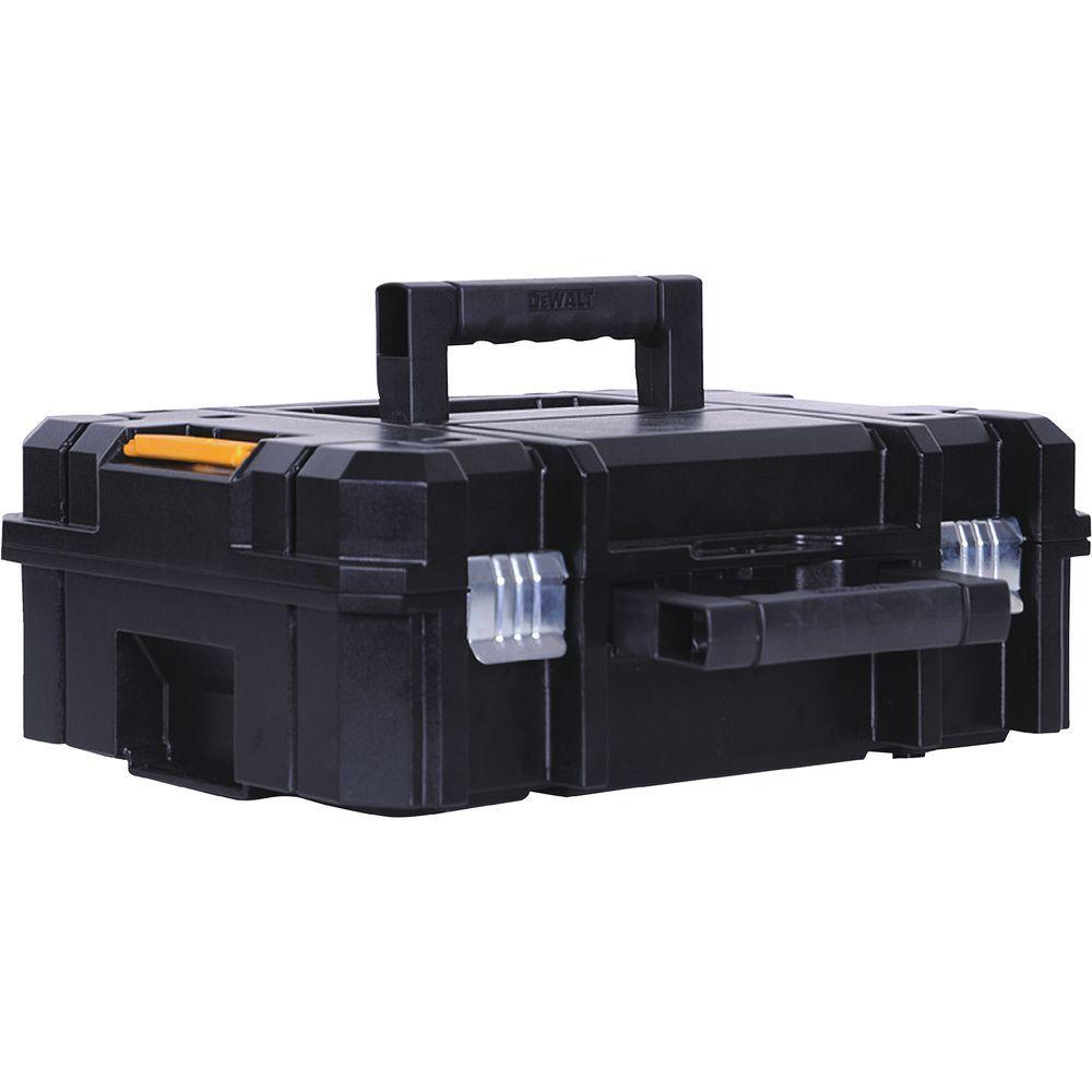 TSTAK II 13 in. Stackable Flat Top Tool Storage Case - Super Arbor