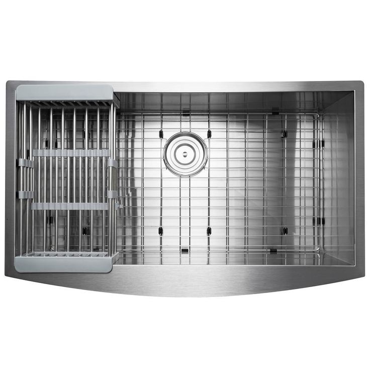 Handcrafted All-in-One Farmhouse Apron Front Stainless Steel 30 in. x 20 in. x 9 in. Single Bowl Kitchen Sink