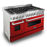 ZLINE 48 in. Professional Dual Fuel Range in Stainless Steel (RA48) - Super Arbor