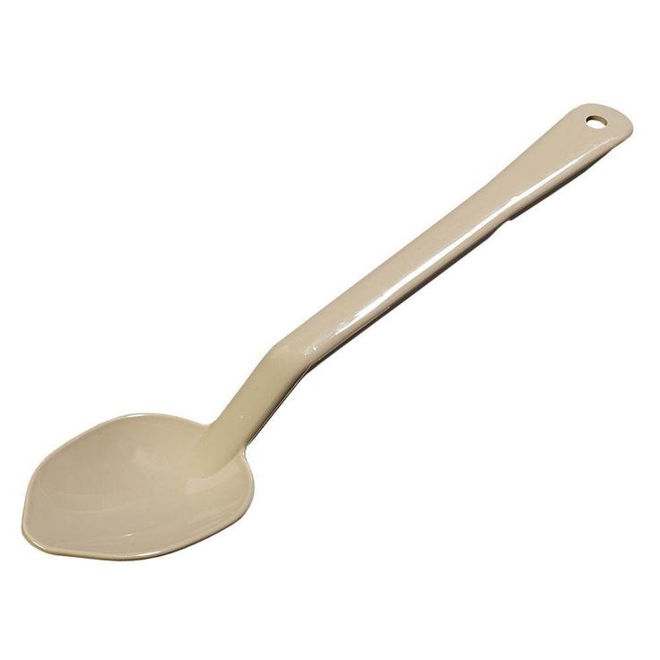 Polycarbonate Beige Serving Spoon Set of 12