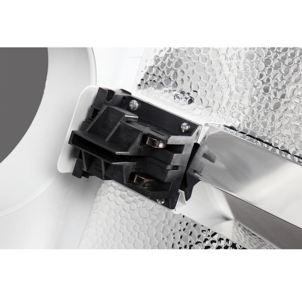 Double Ended Large Air Cooled with 6 in. Duct and Glass Panel Grow Light Reflector for up to 1000-Watt - Super Arbor