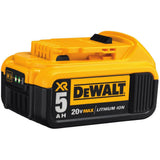 20-Volt MAX Lithium Ion Cordless Deep Cut Band Saw (Tool only) with Bonus XR 5Ah Battery Pack - Super Arbor