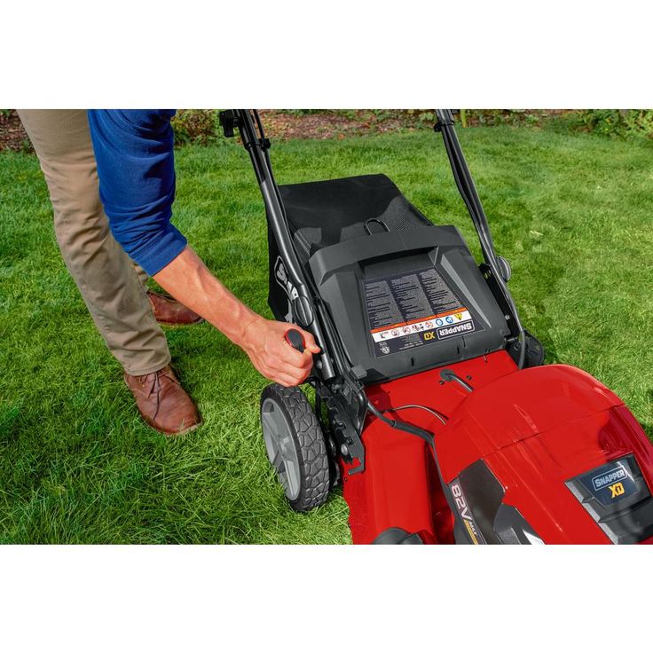 Snapper XD 19 in. 82-Volt Lithium-Ion Cordless Battery Step Sense Walk Behind Self Propelled Mower with 2.0 Battery and Charger