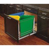 Rev-A-Shelf 25-Quart Plastic Soft Close Pull Out Trash Can