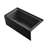 Underscore 60 in. Rectangular Apron Front Right Drain Bathtub in Cashmere - Super Arbor