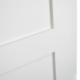 24 in. x 80 in. White 2-Panel Shaker Solid Core Pine Interior Door Slab - Super Arbor