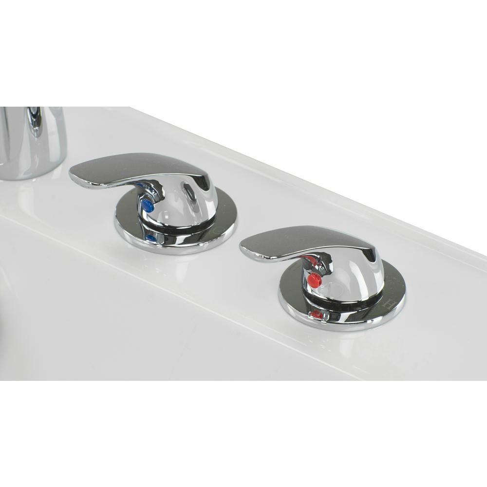 Laydown 72 in. Walk-in Whirlpool Bathtub in White 5-Piece Fast Fill Faucet RHS Drain with Right Hinged Middle Glass Door - Super Arbor