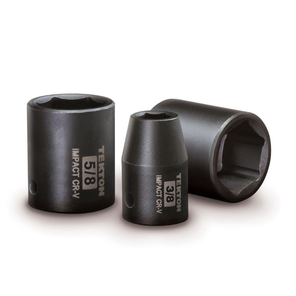 1/2 in. Drive 3/8 - 1-1/4 in. 6-Point Shallow Impact Socket Set (14-Piece) - Super Arbor