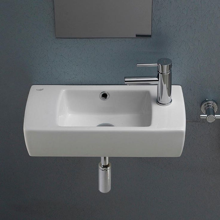 Nameeks City Wall Mounted Bathroom Sink in White