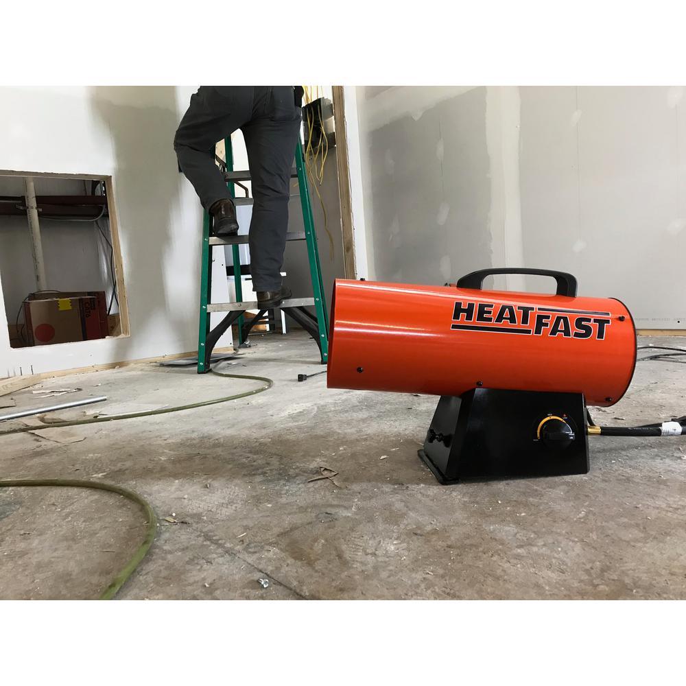 125,000 BTU LP Forced Air Propane Space Heater with Variable Heat Control - Super Arbor