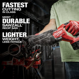 Milwaukee M18 FUEL 18V Lithium‑Ion Brushless Cordless 7‑Tool Combo Kit with 2 Pack 3.0Ah Batteries