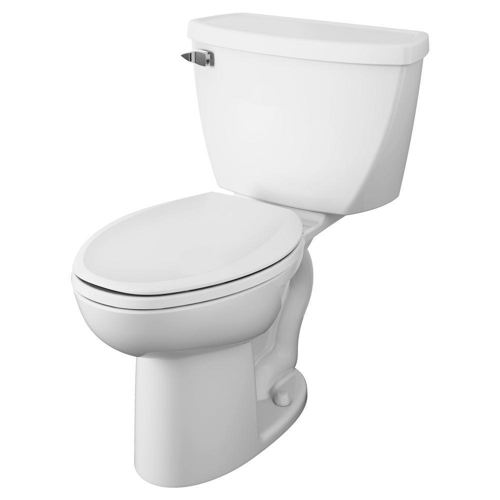 Cadet 2-Piece 1.6 GPF Tall Height Pressure-Assisted Elongated Toilet in White, Seat Not Included - Super Arbor