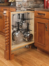 Rev-A-Shelf 6-in W x 30-in H 1-Tier Mounted Wood Baskets & Organizers