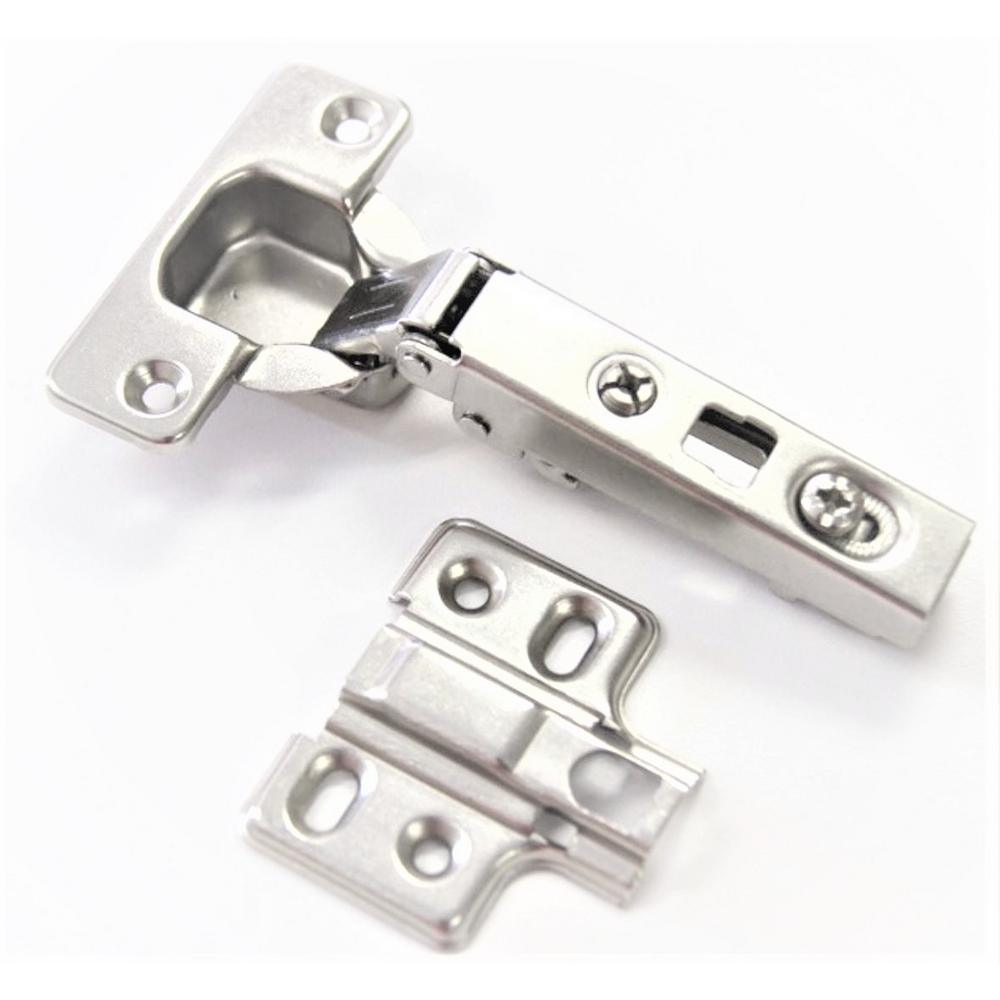 Concealed (35 mm) 110-Degree Clip-On Frameless Full Overlay Cabinet Hinge (6-Pair) - Super Arbor
