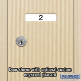 3500 Series Sandstone Recessed-Mounted Private Vertical Mailbox with 4 Doors - Super Arbor