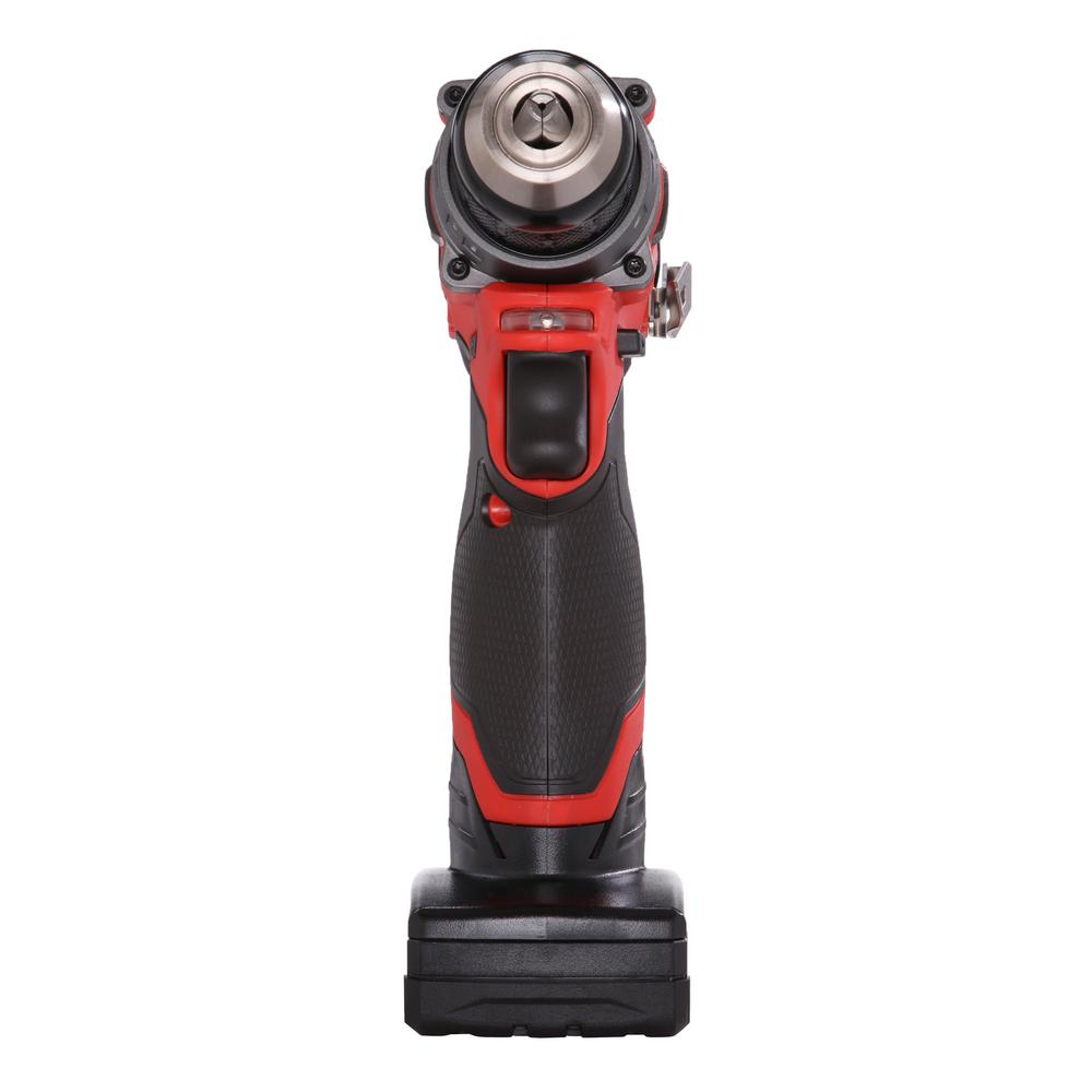 M12 FUEL 12-Volt Lithium-Ion Brushless Cordless 1/2 in. Hammer Drill Kit with 4.0 Ah and 2.0 Ah Battery and Hard Case - Super Arbor
