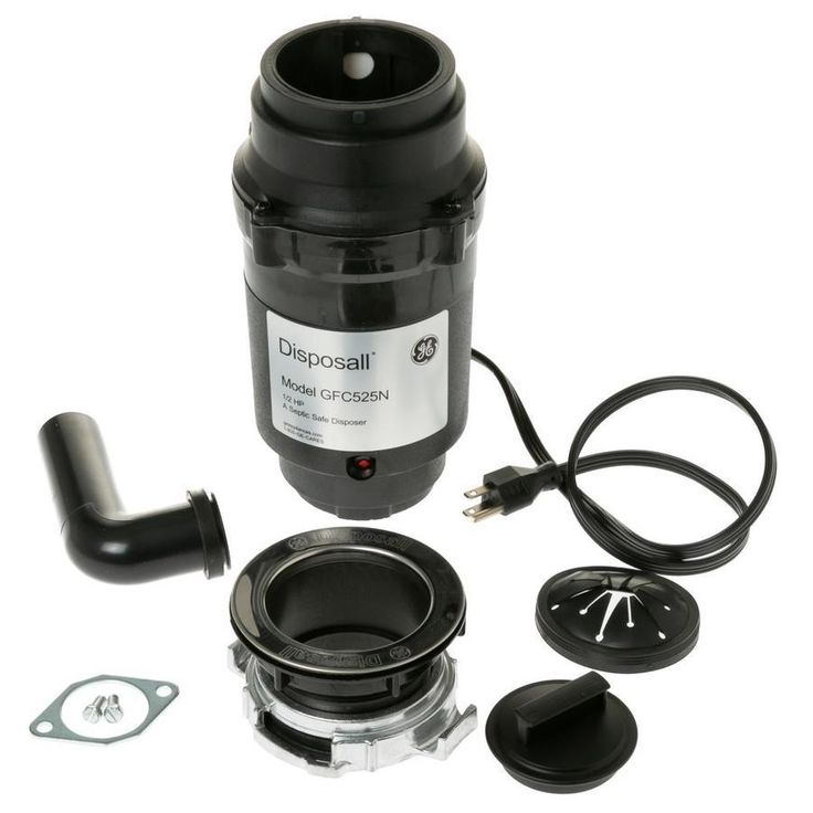 GE 1/2-HP Continuous Feed Garbage Disposal